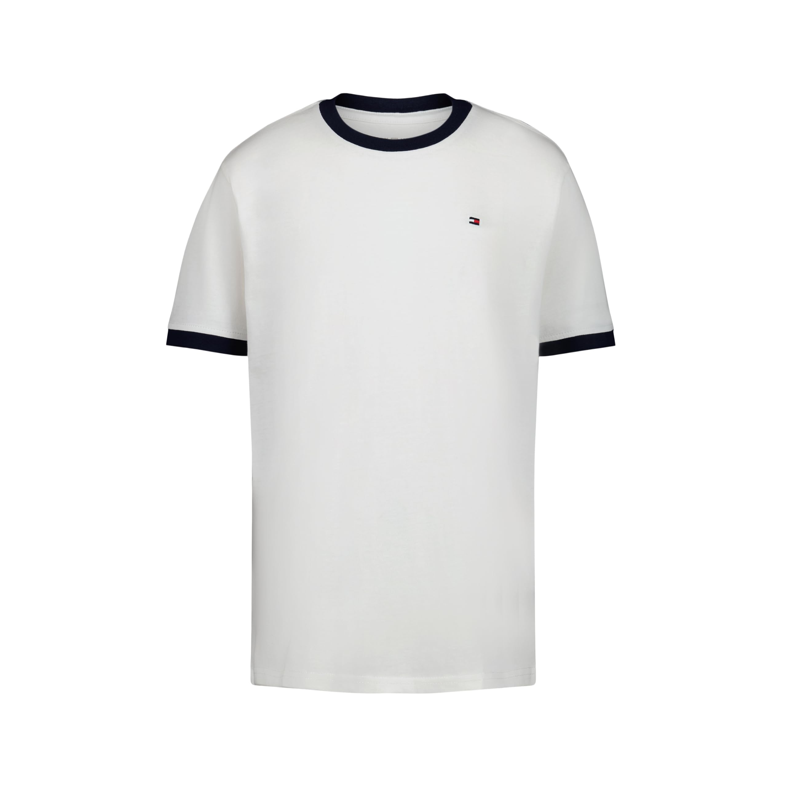 Tommy Hilfiger Boys' Short Sleeve Ken Ringer Crewneck T-Shirt