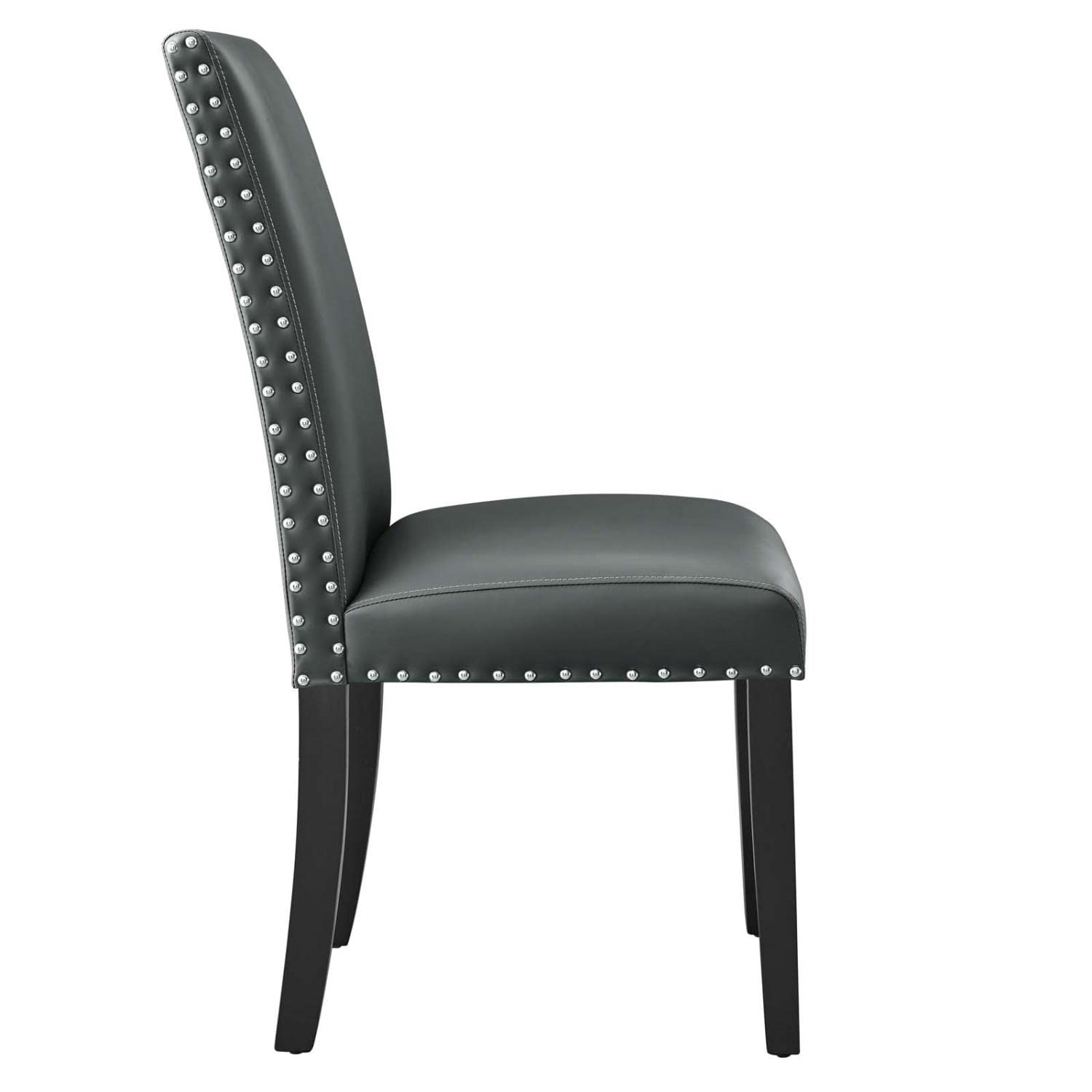 Parcel Dining - Silla auxiliar de piel sintética en color gris 5