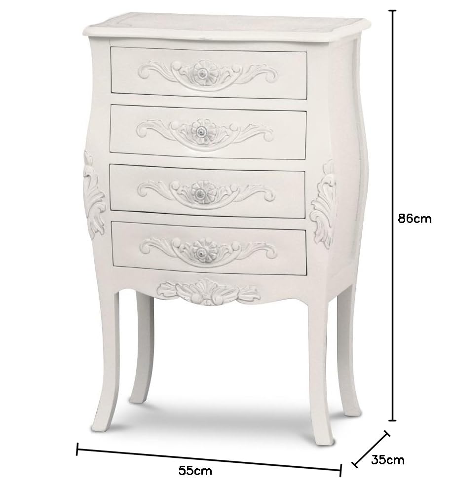 Amazon | クロシオ コモ チェスト4D ホワイト 幅55cm 完成品