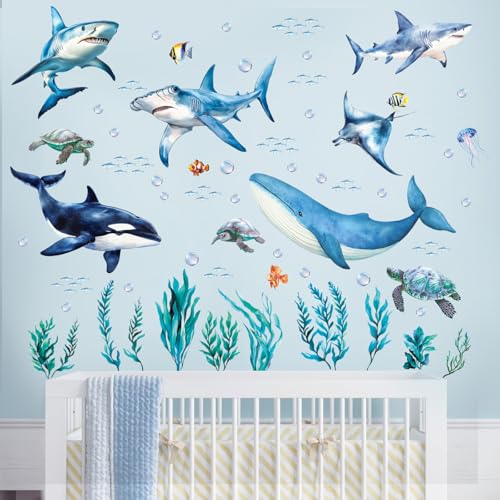 Vinilos decorativos SHUCHING Ocean Fish para pared miniatura 5