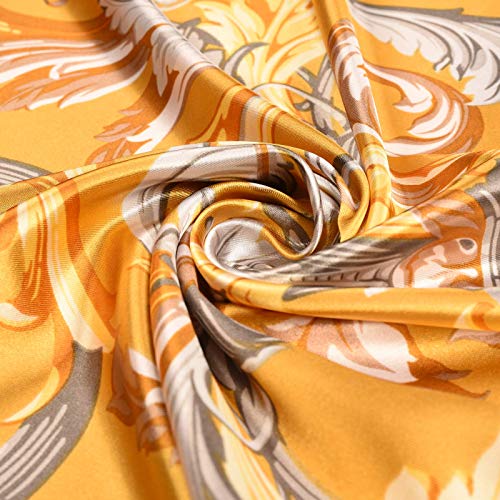 Silk Like Scarf,Head Scarves for Women,Stain Square Scarf for Hair Wrapping 35“X35”3