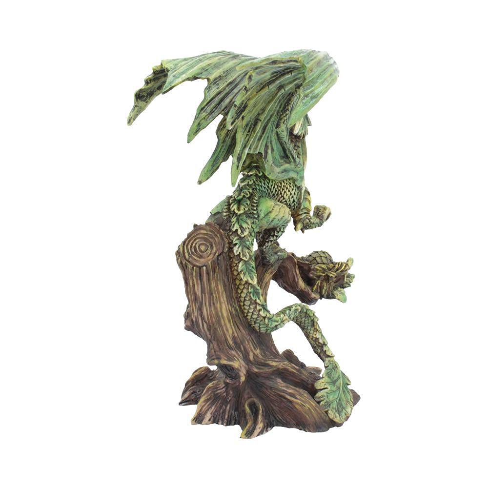 Nemesis Now Figura de dragón del Bosque Adulto Anne Stokes de 25,5 cm, Resina, Verde, Talla única