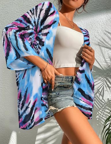 Image of BB&KK Women's Floral Kimono Summer Short Cover Ups Tops