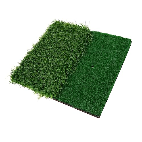 Happyyami Indoor Home Golfing Practice Mat Portable Turf Swing Pad for Realistic Golfing Simulation Durable Hitting Mat for Backyard and Indoor Training
