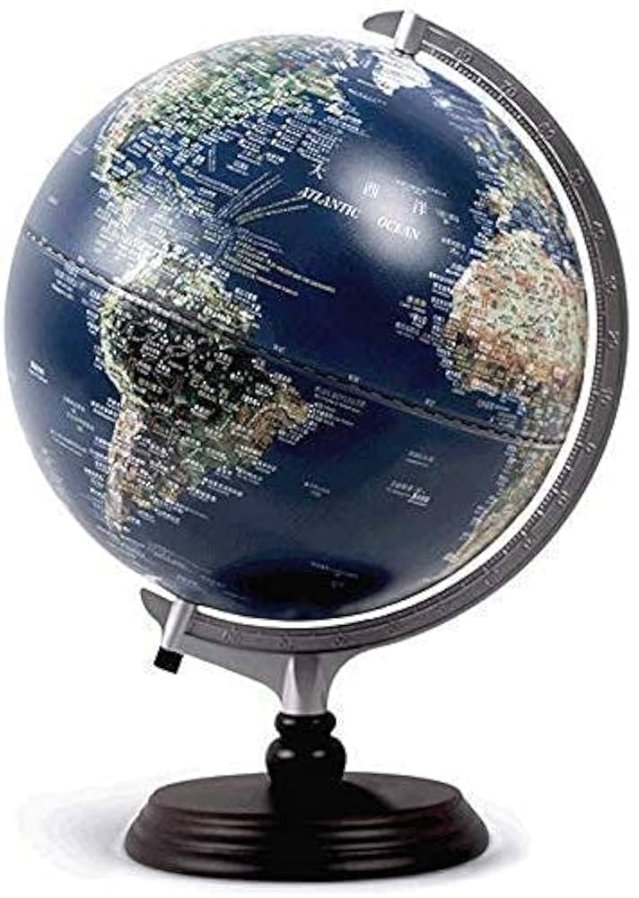 Amazon.co.jp: 世界の地球儀、起伏のある地形の地球儀-学習教育