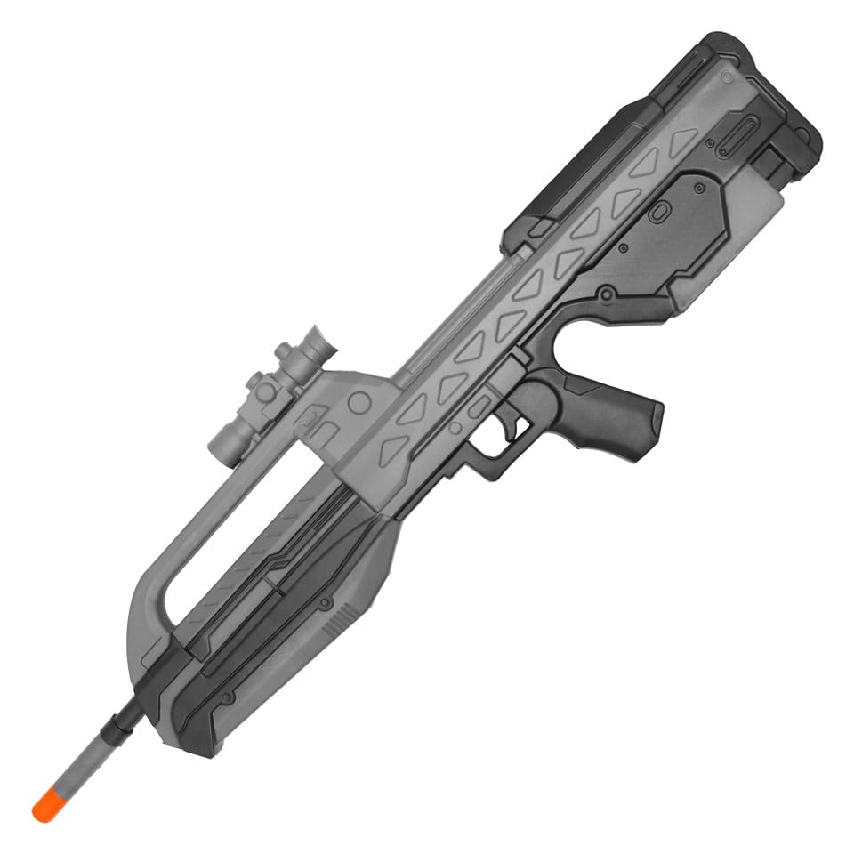 35.5 in BR55 Battle Rifle Replica | Collectible Foam Rifle Ideal for Cosplay, Collection, or Display