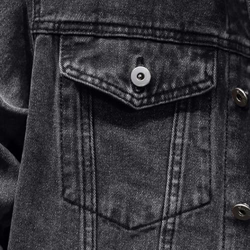 Chaqueta de mezclilla para hombre estilo vintage otoño miniatura 6