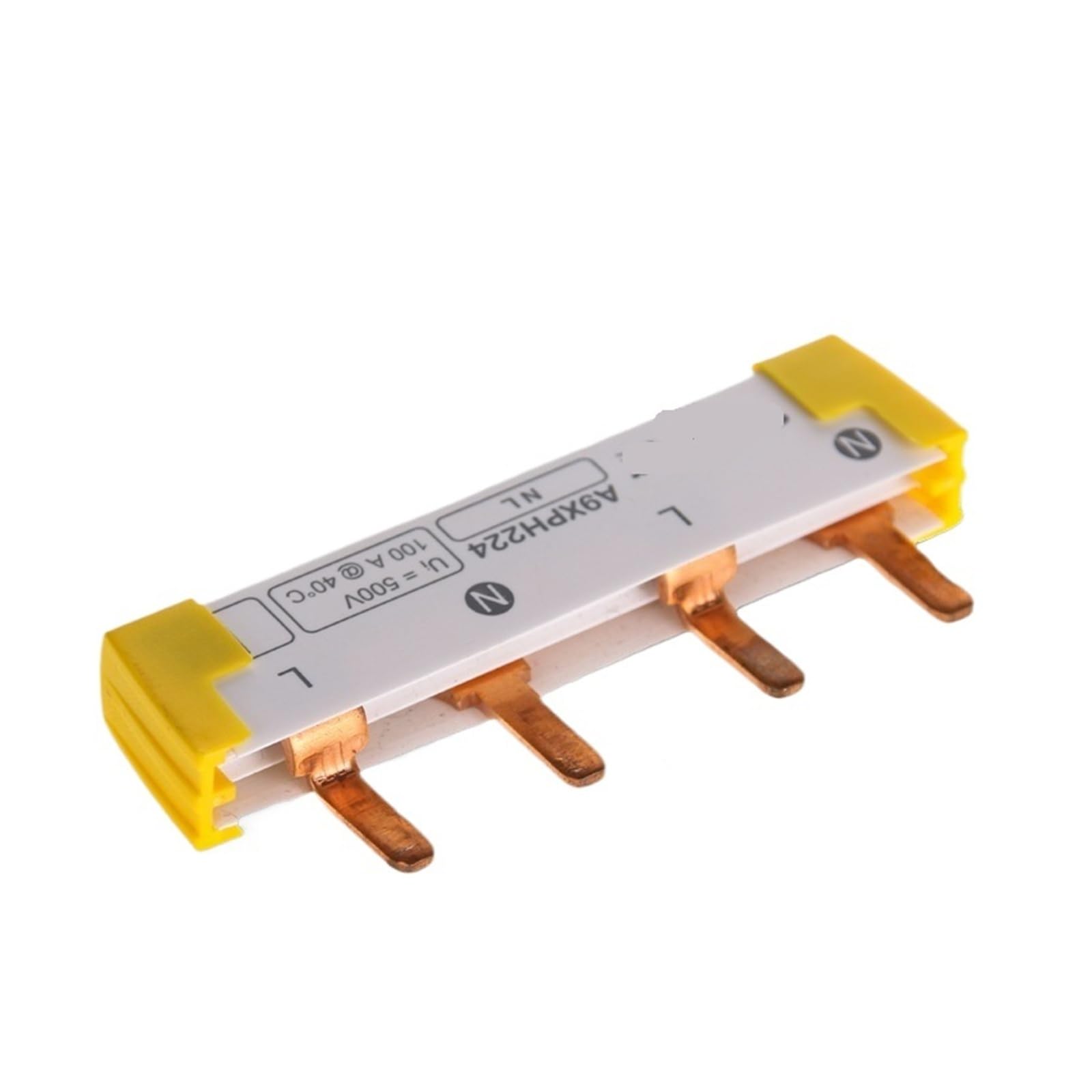 Barra colectora de cableado de dientes de cobre para interruptor 2P 3