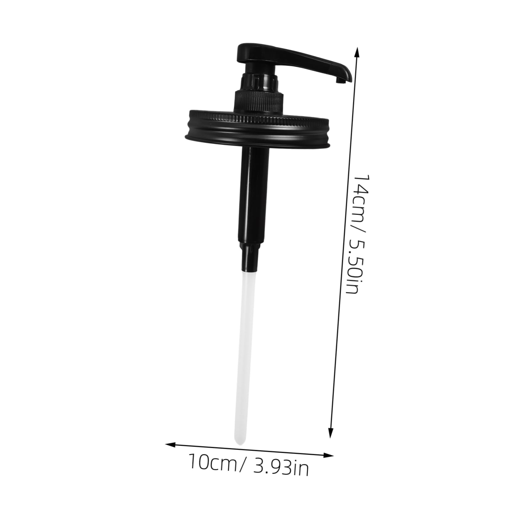 Wakauto Conditioner Dispenser Pump Syrup Dispenser Maple Dispensing - Syrup Pump Jar Sauce Kitchen Plastic Black