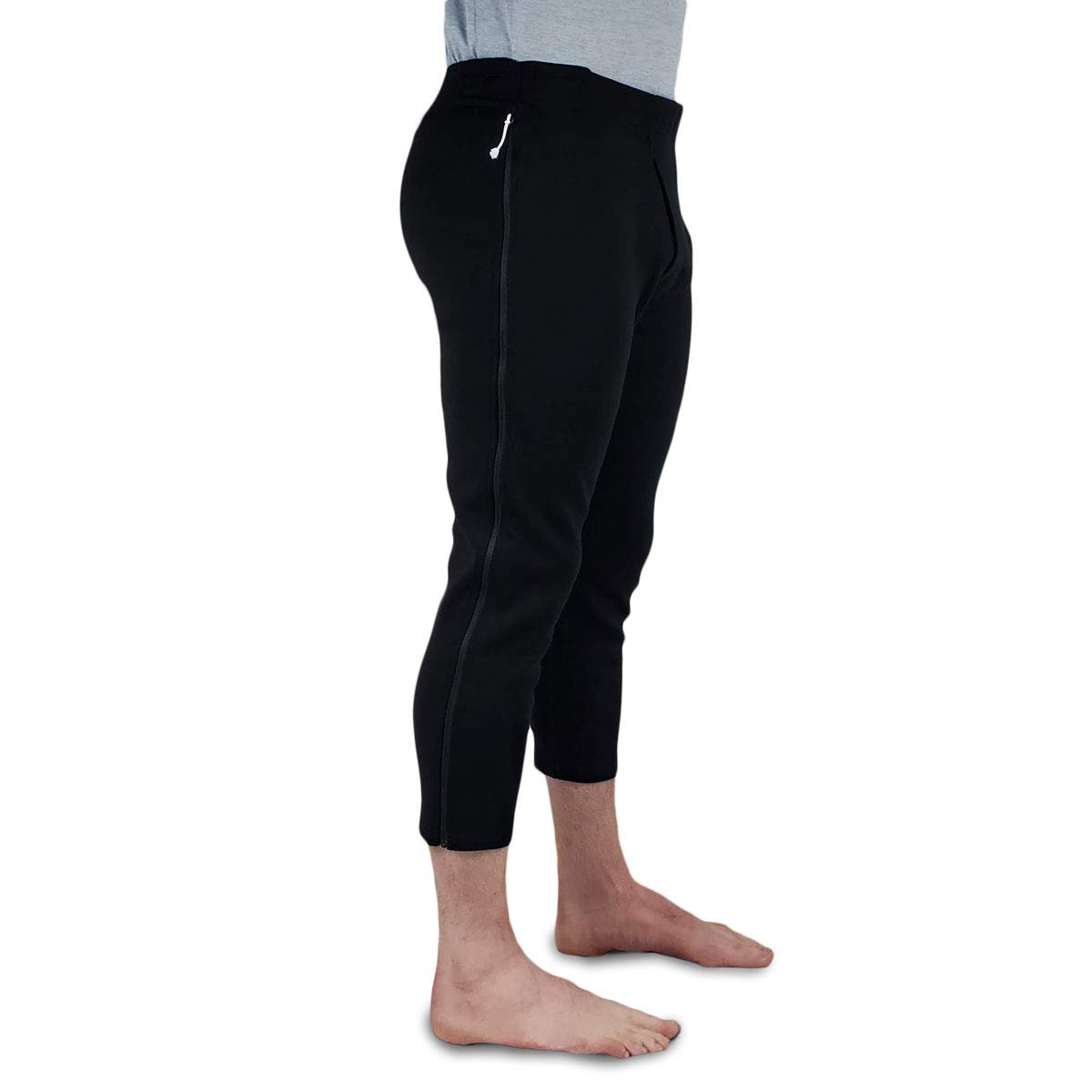 Mens Expedition Zip-Off 3/4 Bottoms 100% Merino Wool - No Itch Renewable Fabric