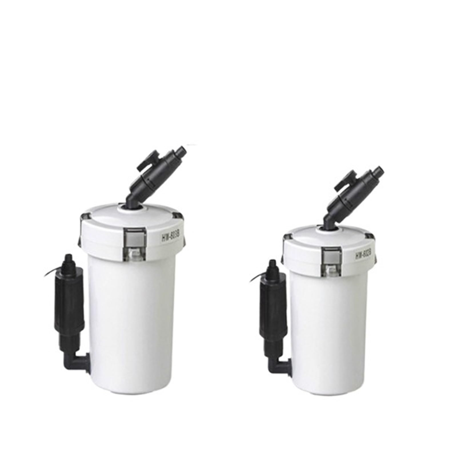 Equipo de filtro de acuario pequeño HW603, filtro externo, filtro de plástico para tanque de agua salada y agua salada (Hw-604b con bomba)