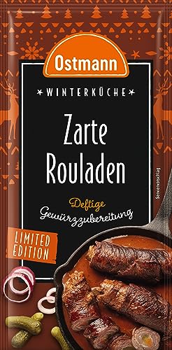 Ostmann Gewürze – Zarte Rouladen Gewürzzubereitung, für 4 Portionen, Gewürz für saftig-würzige Rouladen, 15 g im Beutel (Verpackungsdesign kann abweichen)
