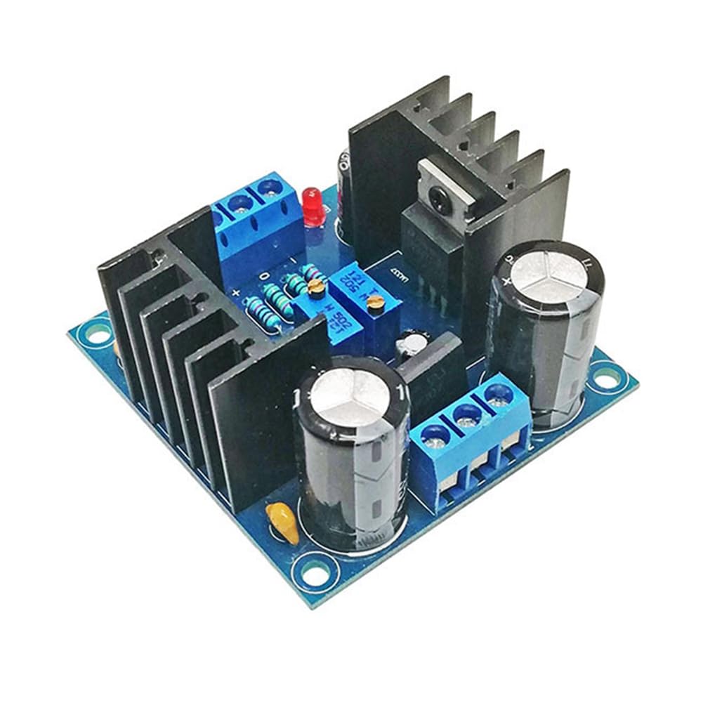 pofaa LM317 LM337 Adjustable Dual Power Filter Voltage Regulator Positive and Negative Power Supply Board Module