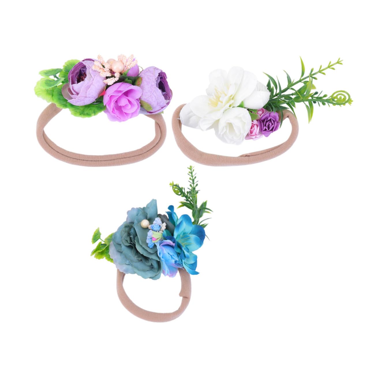 FOMIYES 9 Uds Fotografía Prop Anillo Para El Cabello Lazos Para El Cabello Lazos Para El Cabello Para Niñas Diadema Cintas Para El Cabello Para Niñas Banda Para El Cabello Diadema