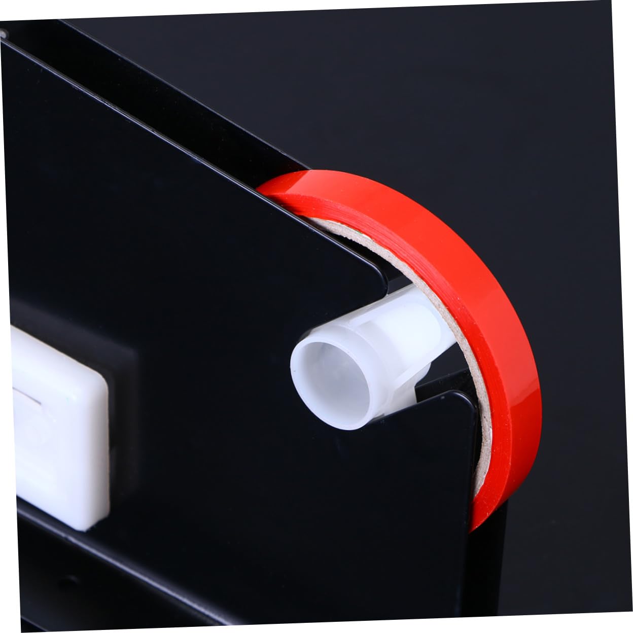 NUOBESTY 3st Klebebandschneider Schwarzh Haargummis Schwarz Schwarze Farbe Bandspender Stahlbeutelkegel Mit Trimmer Heavy-duty-taschenkonus Spender Für Halsdichtband Rostfrei
