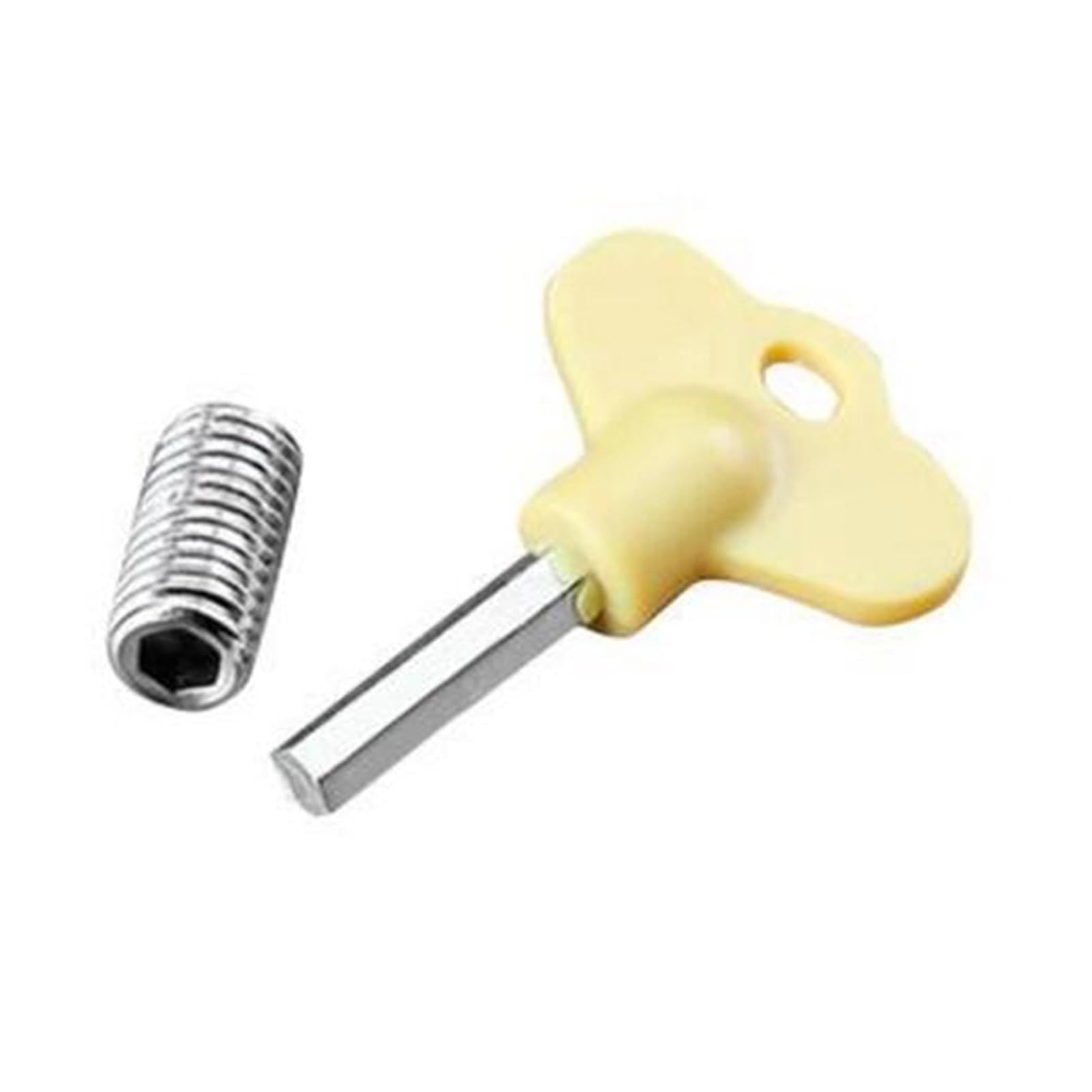 Butée de fenêtre, Serrure de porte/fenêtre en aluminium avec clé argentée