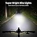 4 Pack Powerful & Bright LED Bike Light Set -Come with Free Bike Silicon TAILLIGHT - Extremely Bright, Lightweight, Waterproof, Installs Easily, No Tools Required Fits All Bikes Guaranteed