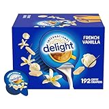 International Delight, French Vanilla, Single-Serve Coffee Creamers, 192 Count (Pack of 1), Shelf Stable Non-Dairy Flavored Coffee Creamer, Great for Home Use, Offices, Parties or Group Events