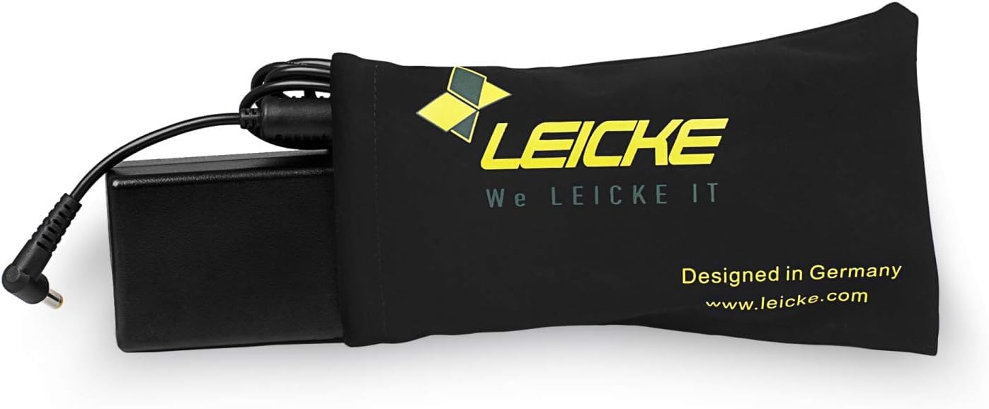 LElCKE Alimentatore 12V 5A 60W, adatto per notebook, strisce LED, MiniPC, PicoPSU, ATX, ITX, schermi TFT-LCD, TV, NAS, hard disk esterni, router, hub, switch, ecc.
