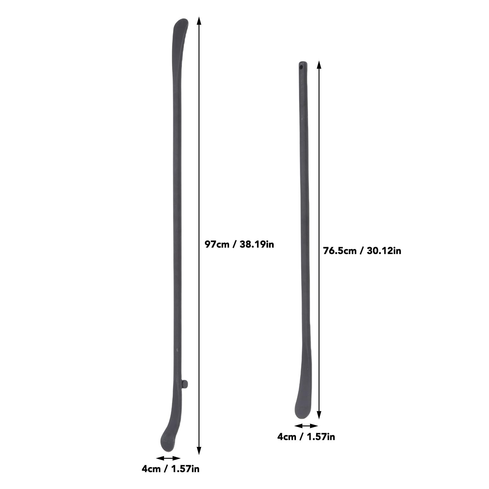 Cryfokt Palanca para Neumáticos sin Cámara, Herramienta de Montaje y Desmontaje para Neumáticos, 2 Piezas 97 Cm 76,5 Cm for Vehículo Todoterreno Autobús Coche Tractor