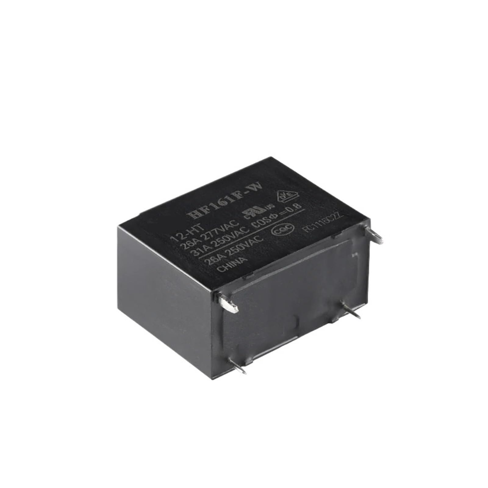 Relais 12 V 31A HF161F-W commutation haute capacité pour circuit CC