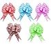 25 Pcs 4.7" Pull Bows for Gift Wrapping,Christmas/Wedding/Valentine's Day/Present Decoration Pull Bows