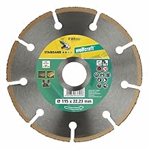 Standard Wolfcraft HM Cutting Disc 115 x 22.23 mm for Angle Grinder Diameter 1, 8369000