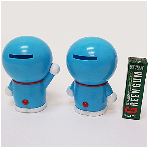 ドラえもん 透明貯金箱 骨董レア物 約22cm高！ ドラえもん 透明