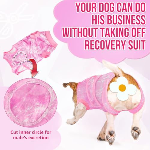 Image of Lukovee Recovery Suit for Dogs, Spay Neuter Surgery Suit Onesie Female Male | Zipper Easy On Off, Adjustable, Onesie Abdominal Wounds Prevent Licking, Cone E-Collar Alternative (2TPI, 4XL)