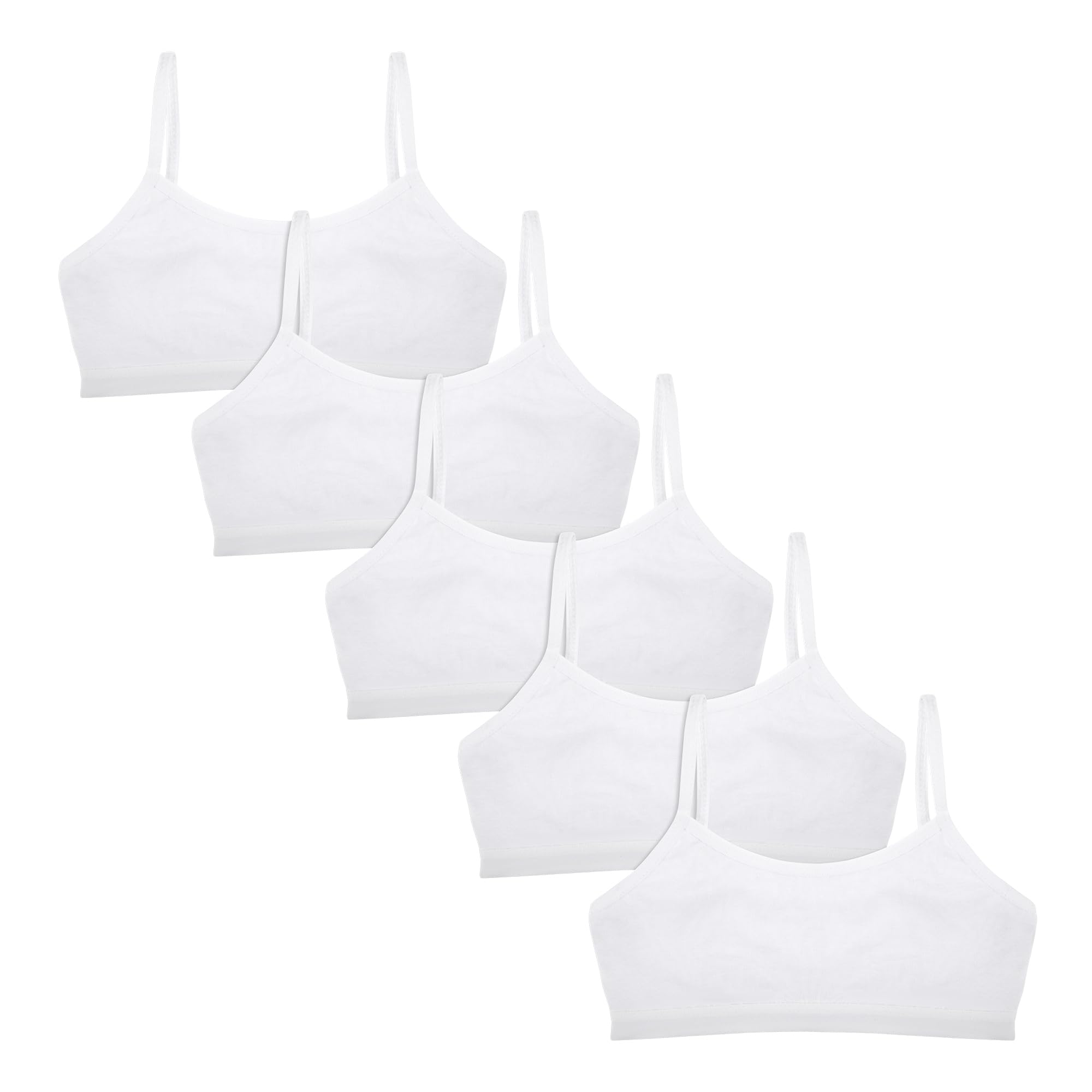 Donella Trainings-BH Mädchen 5er Pack - Baumwolle Crop Cami