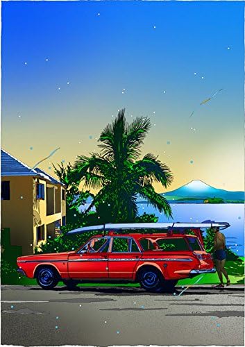 Amazon Co Jp 鈴木英人 版画 富士とサーファー 文房具 オフィス用品 Amazon Co Jp 鈴木英人 版画 富士とサーファー 文房具 オフィス用品