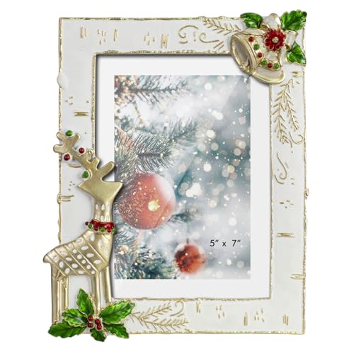 2025 Christmas Decorations Picture Frame 5x7 Christmas Photo Disp...