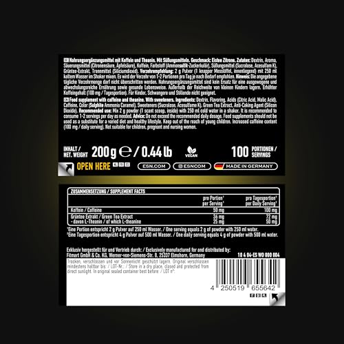 ESN Boostea, Infused Ice Tea Lemon, 200 g – Ansicht 4