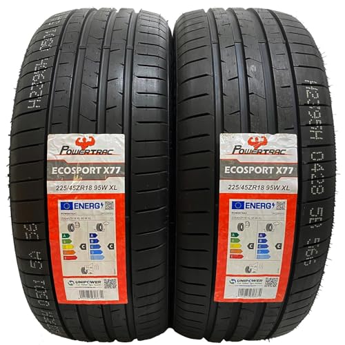 2 X 225 45 18 POWERTRAC ECOSPORT 95W XL 225/45ZR18 QUALITY M + S