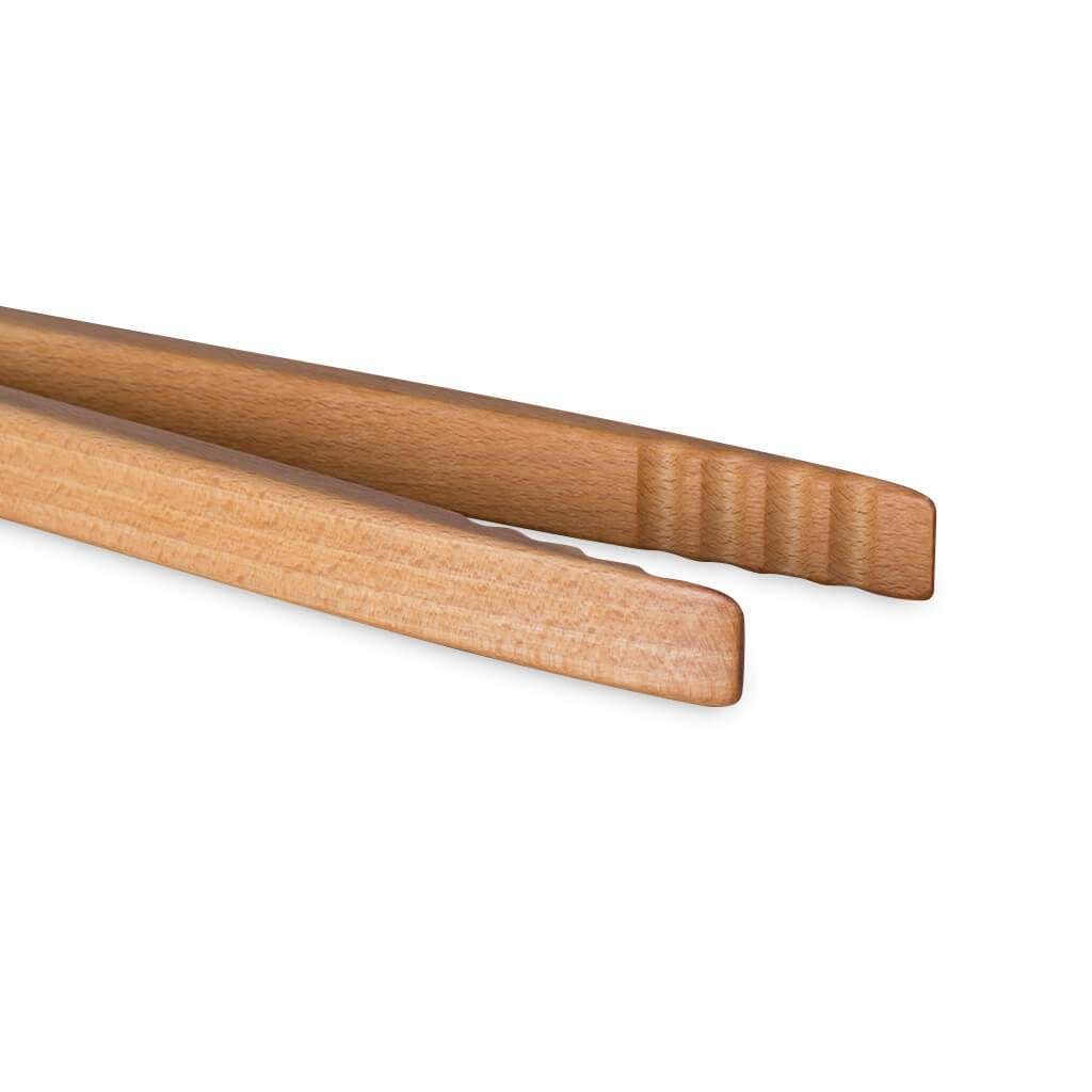 Grillzange Zetzsche 46 cm lang aus Buchen Holz, made in Germany