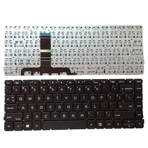 HP ProBook 440 G8 G9 445 V195246EK1 M23769-B31 M23769-001 445R G8/G9/G10 ZHAN 66 Pro 14 G4/G5用USノートパソコンキーボード(Black US)