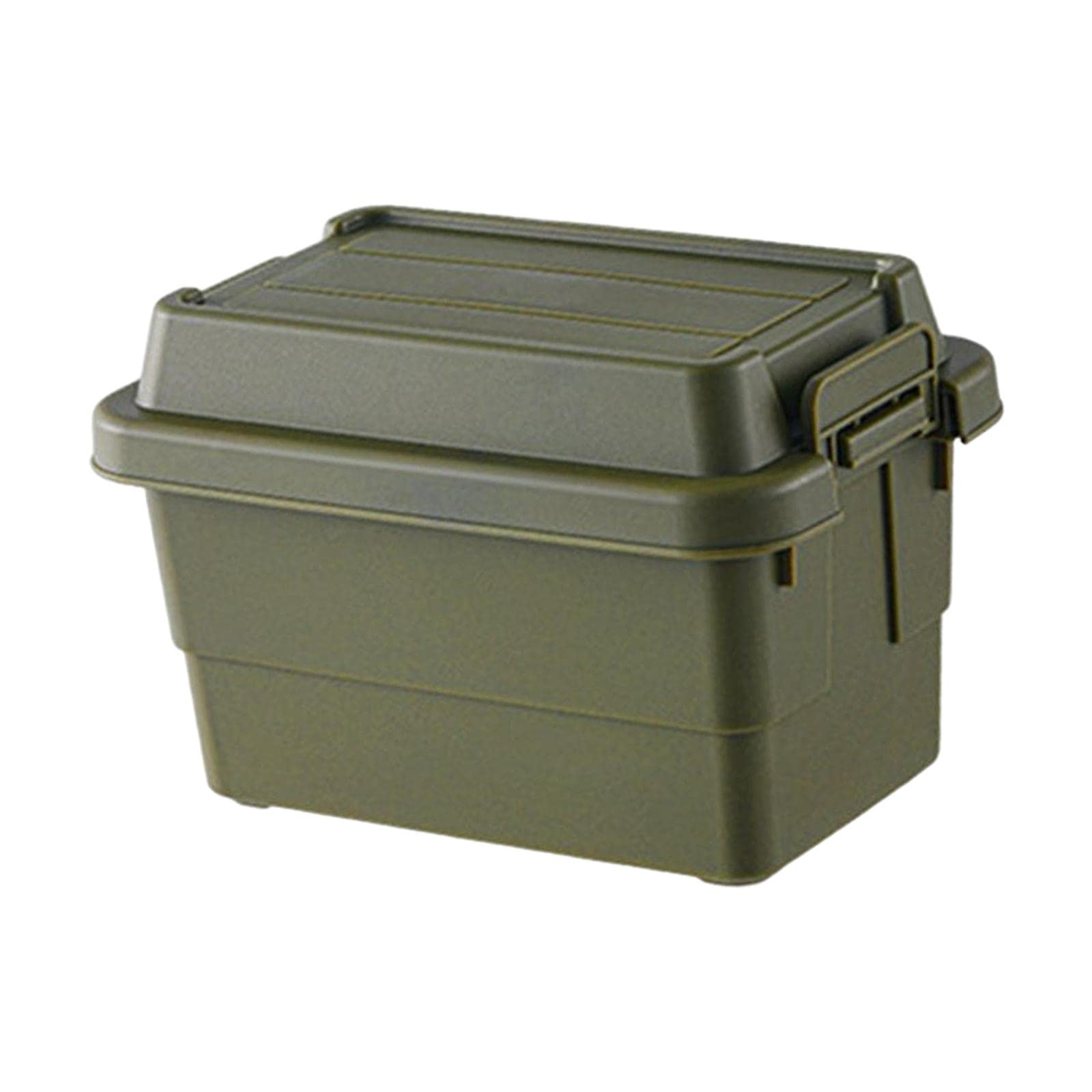 Aymzbd Stackable Outdoor Carrier for Cargo, Waterproof Picnic Organizer for Fishing and Grocery, Green, Medium