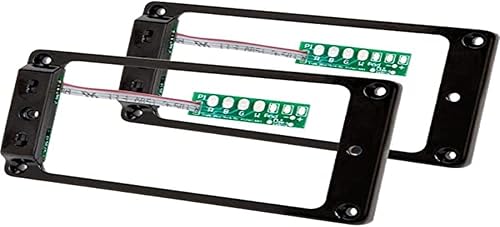 Seymour Duncan Ssts 1S Blk Triple Shot Switching Humbucker Pickup Juego de anillos de montaje espaciados, negro