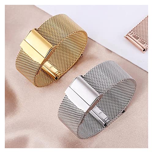 Bracelet de montre milanais boucle déployante remplacement Asus LG W100 - 4