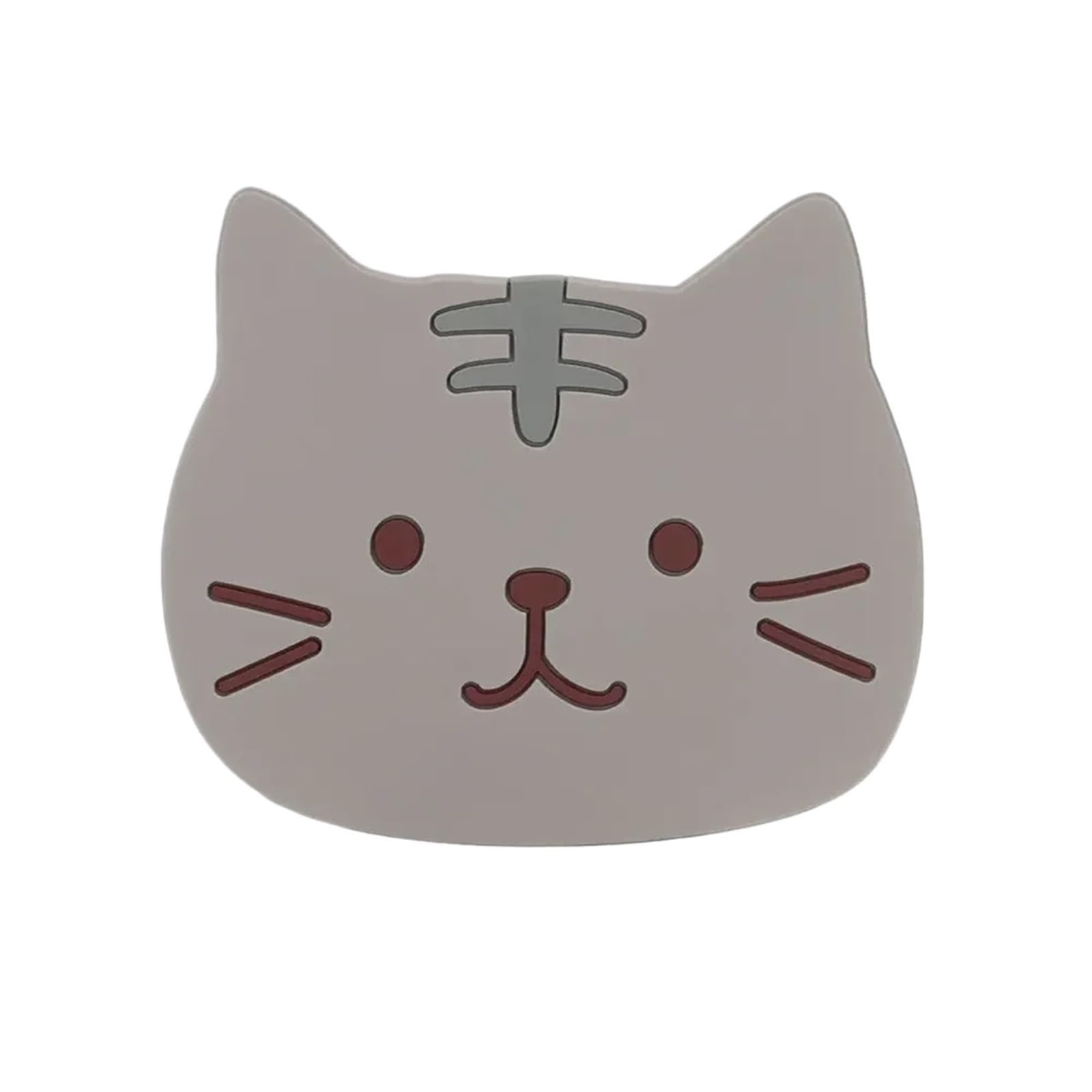 10Pcs Non-slip Cat Shaped Silicone Cup Mat Holder Coffee Tea Drinks Cartoon Coaster Hot Drink Stand for Cap(Color5)