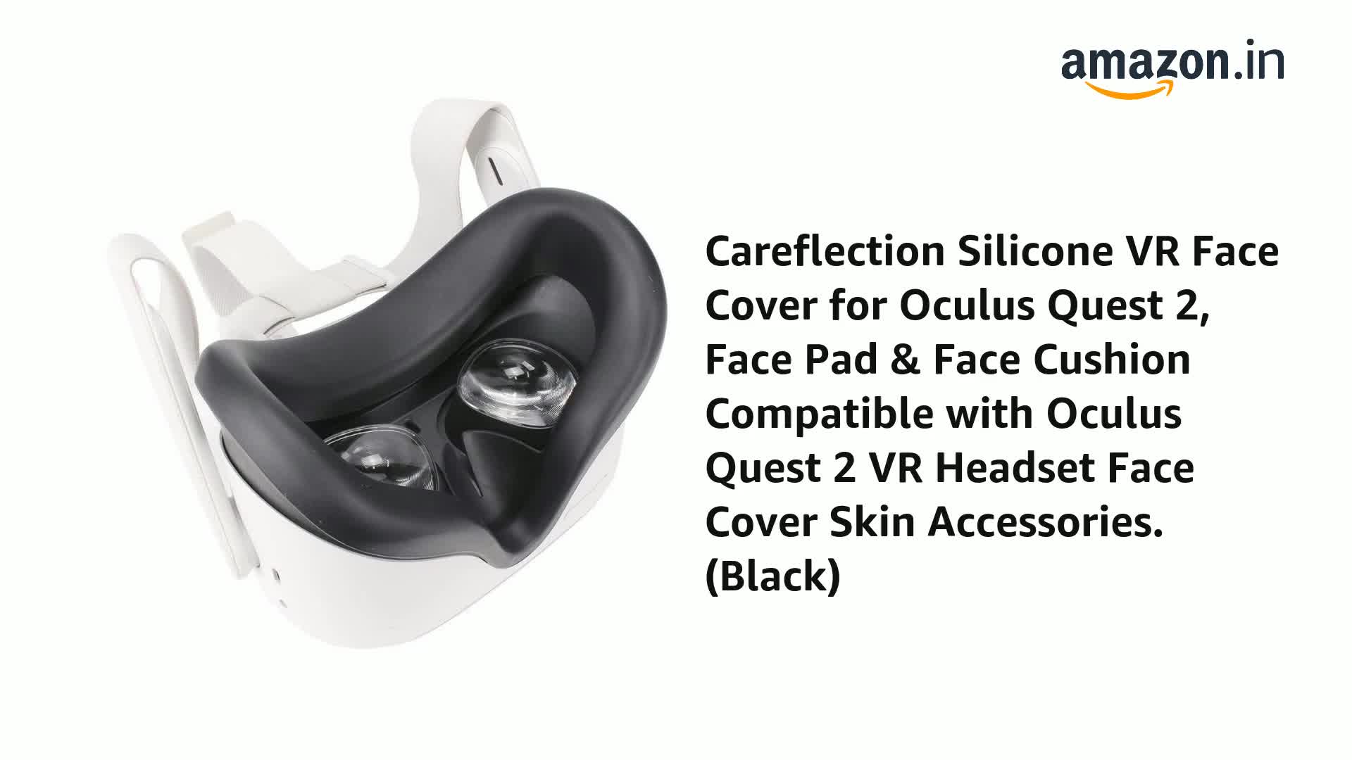 Careflection Silicone VR Face Cover for Oculus Quest 2 - Face Pad  