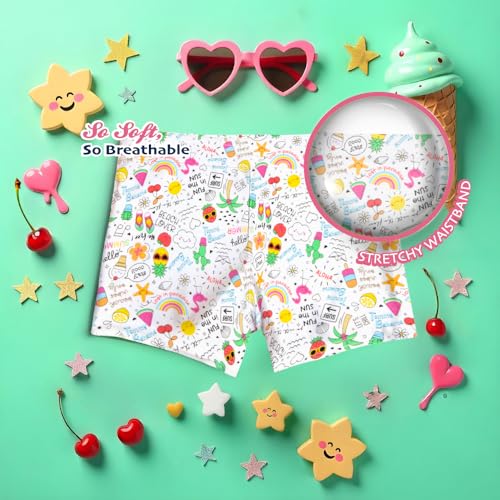 Tommy Bahama Girl's Boy Shorts 3-Pack, Soft, Tagless Panties, Underwear Multipack for Kids and Teens3