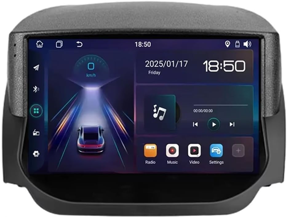 Radio samochodowe z systemem Android 15 do Ford Ecosport 2014-2018, 9 cali, zestaw głośnomówiący, radio samochodowe z Bluetooth, WiFi, Carplay, Android, USB, AUX FM, kamera cofania, 4 rdzenie