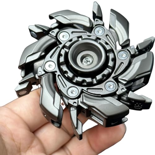 Jouet de Décompression Rotatif Métallique, Fidget Spinner en Métal pour Adultes
