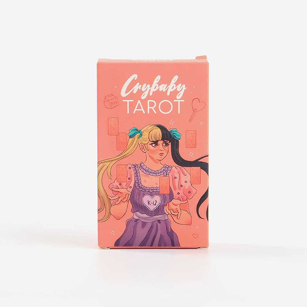 AmBAYZ Cartas de Tarot, Juego de Cartas, Tarot Crybaby para Adivinación y Entretenimiento, Adultos, 12*7cm, Color Card