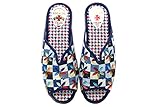  ALCALDE - 5615 Azul - Zapatillas de IR por casa, destalonadas, con cuña Media, Suela de Goma Antideslizante, para: Mujer Color: Azul Talla:38