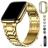 Réglage facile : huit maillons amovibles avec quatre de chaque côté. L'outil de retrait de maillon inclus facilite le changement de taille. Vous pouvez suivre les étapes du manuel du produit ou dans le clip vidéo pour ajuster le bracelet élégant et obtenir l'ajustement parfait au poignet.