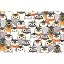 Penguins grey / yellow / brown