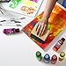 BLUEBIRD Studio Acrylic Paints, Neon Colors, 6-Pack 3.4 Fl Oz each, Basic Acrylic Paint For DIY Crafts & Beginner Artists