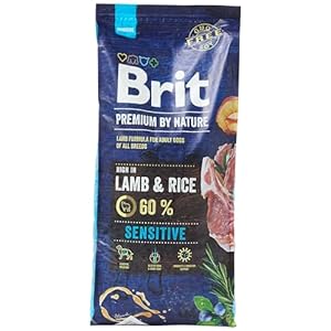 BRIT Premium by Nature Sensitive Lamb Nourriture sèche pour Chien 15 kg